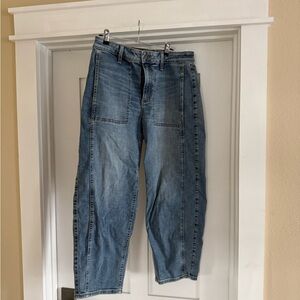 Chico's Light Blue Cropped Relaxed Jeans